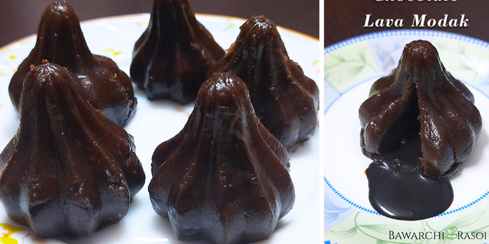Ganesh chaturthi special chocolate lava modak