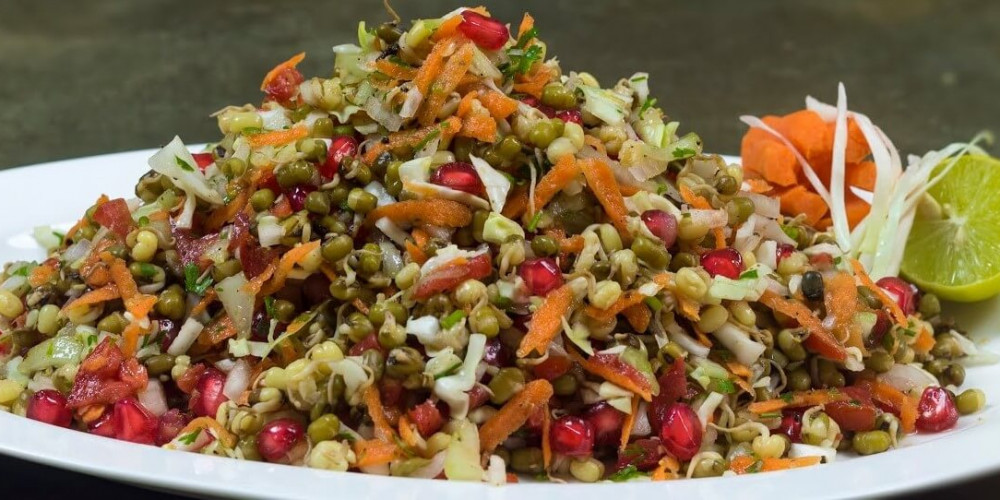 Sprouted Moong Salad