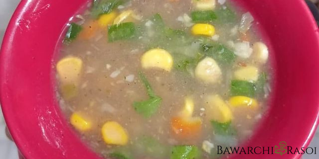 Veg Sweet Corn Soup