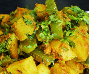 Aloo Shimla Mirch Ki Sabji