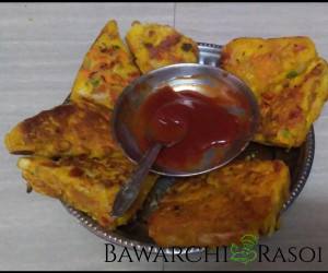 Besan Bread Toast Recipe | Bawarchi Rasoi