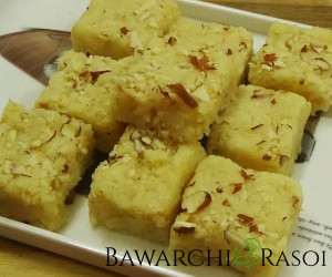 Coconut Barfi Recipe | Bawarchi Rasoi