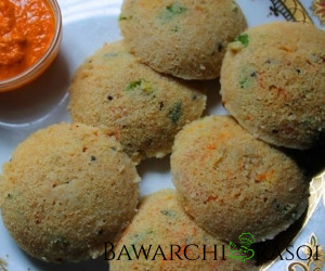 Instant Oats Idli Recipe | Bawarchi Rasoi