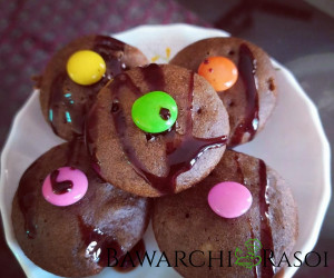 Mini Choco Lava Cake Recipe | Bawarchi Rasoi