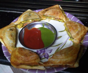 Paneer Masala Sandwich