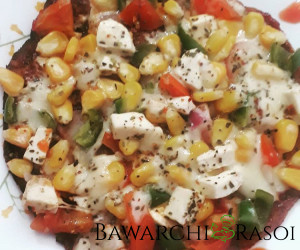 Suji Pizza Recipe | Bawarchi Rasoi
